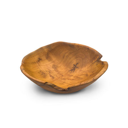 Wooden Rustic Table Bowl small 30cm