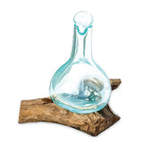 Root Molten Glass Baby Decanter/Oil & Vinegar Bottle