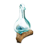 Root Molten Glass Baby Decanter/Oil & Vinegar Bottle