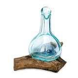 Root Molten Glass Baby Decanter/Oil & Vinegar Bottle