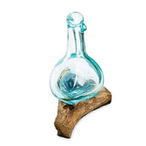 Root Molten Glass Baby Decanter/Oil & Vinegar Bottle
