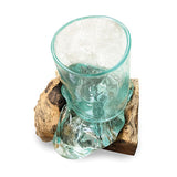 Molten Glass Pen/Candle Holder (for LED candles up to 5cm diameter)