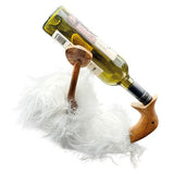 White Fluffy Drunken Daisy Duck