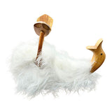 White Fluffy Drunken Daisy Duck