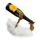 White Fluffy Drunken Daisy Duck