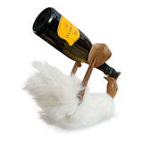 White Fluffy Drunken Daisy Duck