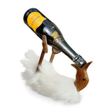 White Fluffy Drunken Daisy Duck