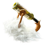 White Fluffy Drunken Daisy Duck