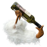 White Fluffy Drunken Daisy Duck