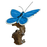 Holly Blue Butterfly on Driftwood