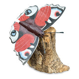 Peacock Butterfly on Driftwood