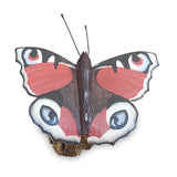 Peacock Butterfly on Driftwood