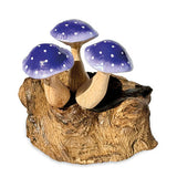 Triple Shroomy Indigo Mini Sculpture