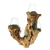 Root with Quadruple Glass Bowls Tall