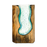 Molten Lava ‘S’ Shaped Glass Vase