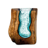 Molten Lava ‘S’ Shaped Glass Vase