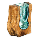 Molten Lava ‘S’ Shaped Glass Vase