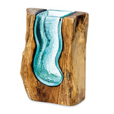 Molten Lava ‘S’ Shaped Glass Vase