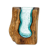 Molten Lava ‘S’ Shaped Glass Vase