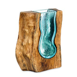 Molten Lava ‘S’ Shaped Glass Vase