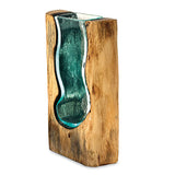 Molten Lava ‘S’ Shaped Glass Vase