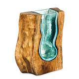 Molten Lava ‘S’ Shaped Glass Vase