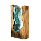 Molten Lava ‘S’ Shaped Glass Vase