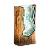 Molten Lava ‘S’ Shaped Glass Vase