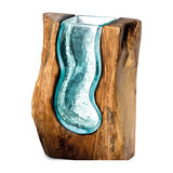 Molten Lava ‘S’ Shaped Glass Vase