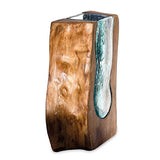 Molten Lava ‘S’ Shaped Glass Vase