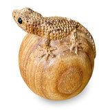 Hand-Carved Gecko on Egg large 13cm