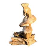 Mouse on Mushroom 22cm