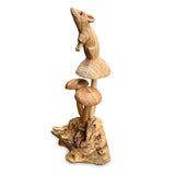 Mouse on Mushroom 22cm