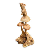 Mouse on Mushroom 22cm