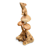 Mouse on Mushroom 22cm