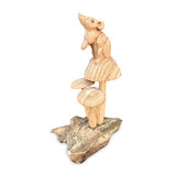 Mouse on Mushroom 22cm