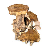 Triple Mini Shelves with Bees and Mushrooms 24cm