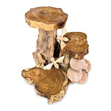 Triple Mini Shelves with Bees and Mushrooms 24cm