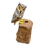 Painted Single Tawny Owl 26cm