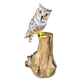 Painted Single Tawny Owl 26cm