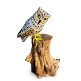 Painted Single Tawny Owl 26cm