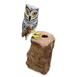 Painted Single Tawny Owl 26cm