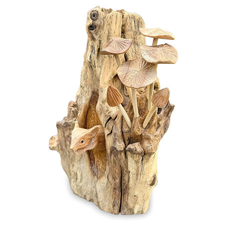 Mouse Hiding in the Mushrooms 27cm