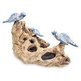 3 Swimming Turtles on Coral