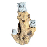 3 Baby Owls in a Tree