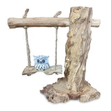 Baby Owl on a Swing 30cm