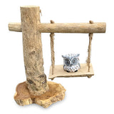 Baby Owl on a Swing 30cm