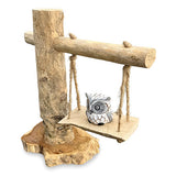 Baby Owl on a Swing 30cm