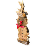 Mini Log Snowman 30cm
