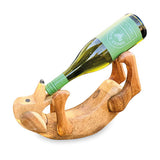 Duncan The Drunken Dog Bottle Holder Natural 35cm